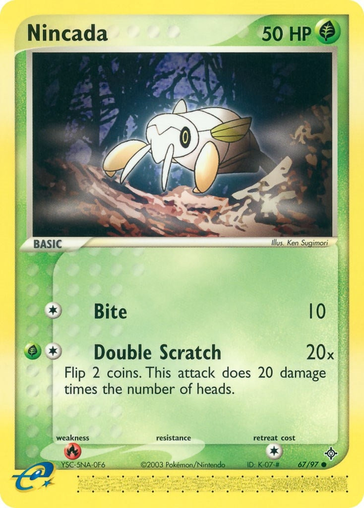 Image for Nincada (67/97) (Dragon) - Pokemon
