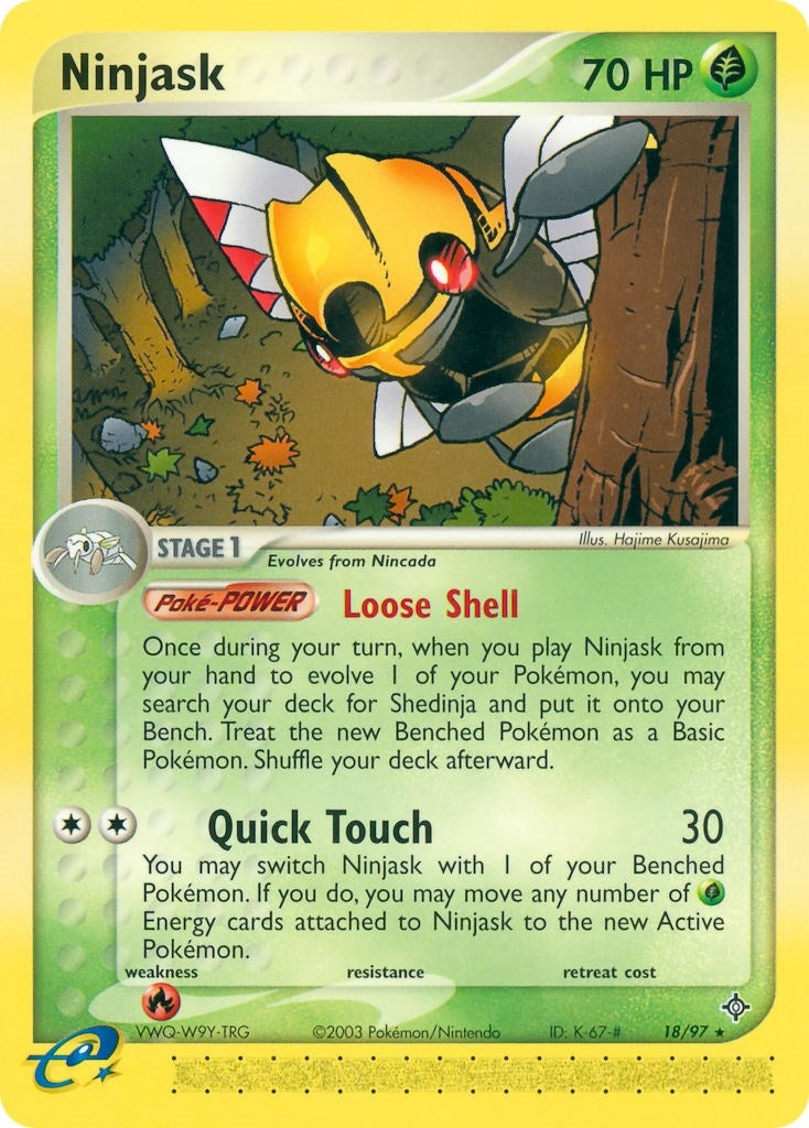 Image for Ninjask (18/97) (Dragon) - Pokemon