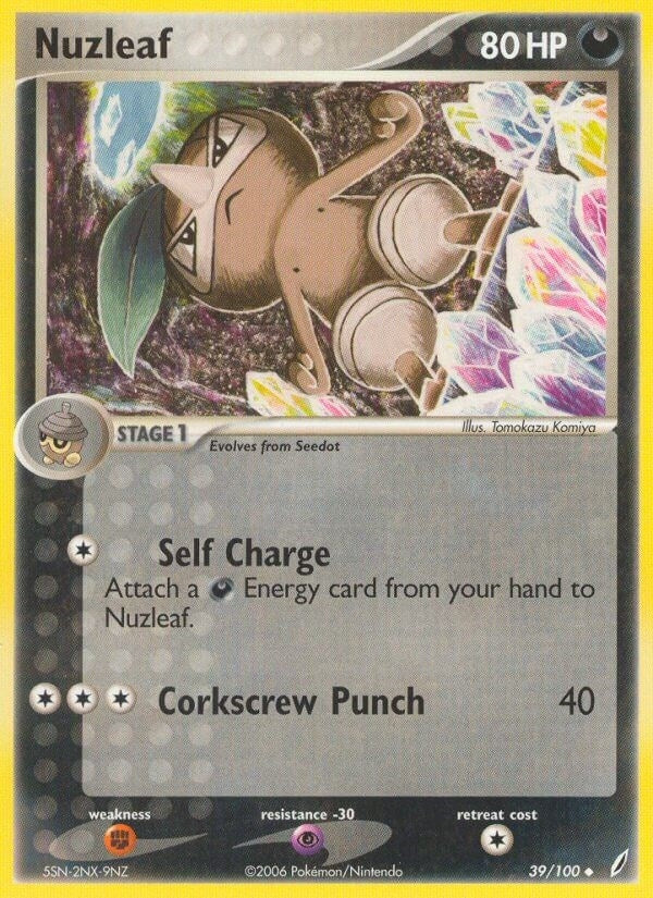 Image for Nuzleaf (39/100) (Crystal Guardians) - Pokemon