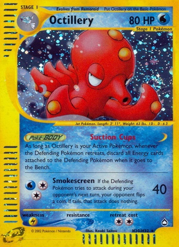 Image for Octillery (H20) (H20/H32) (Aquapolis) - Pokemon