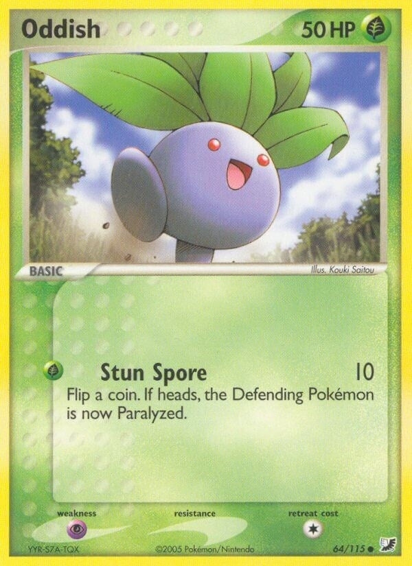 Image for Oddish (64/115) (Unseen Forces) - Pokemon