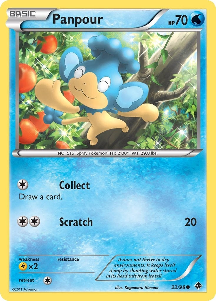 Image for Panpour (22/98) (Emerging Powers) - Pokemon