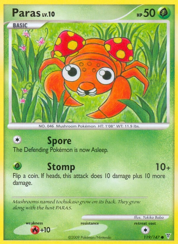 Image for Paras (119) (Supreme Victors) - Pokemon