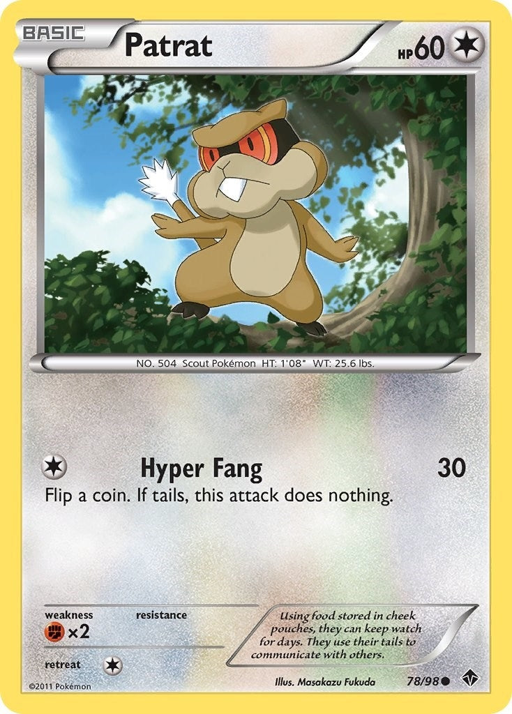 Image for Patrat (78/98) (Emerging Powers) - Pokemon