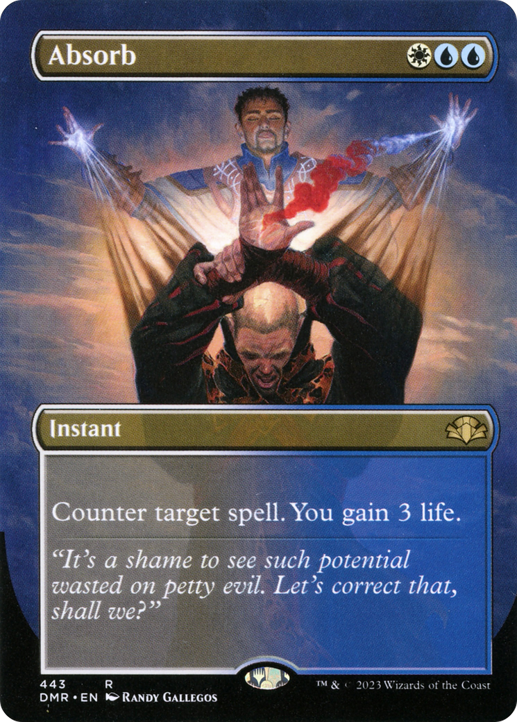 Absorb (Borderless) (443) (Dominaria Remastered)