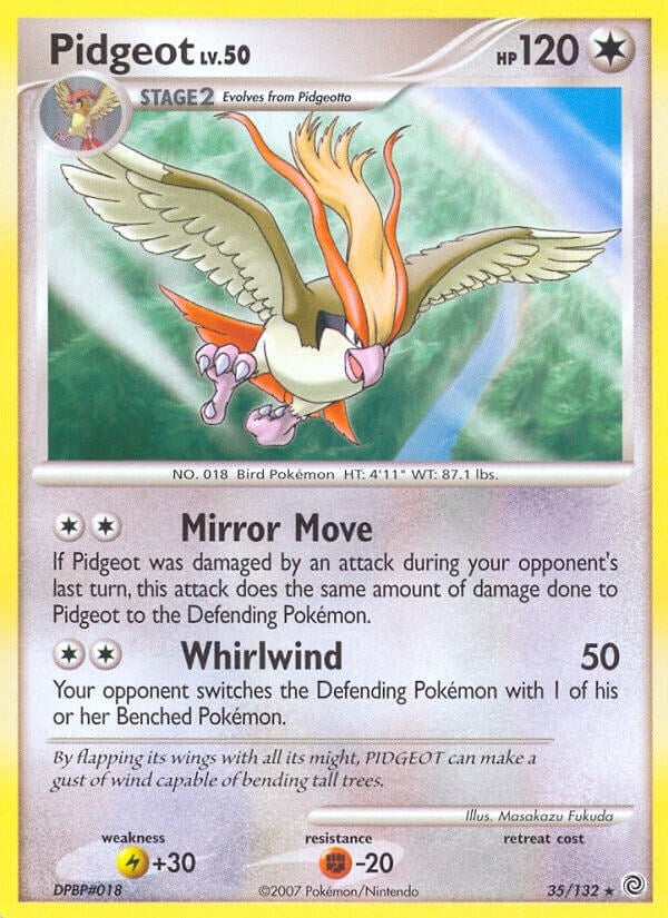 Image for Pidgeot (35/132) (Secret Wonders) - Pokemon