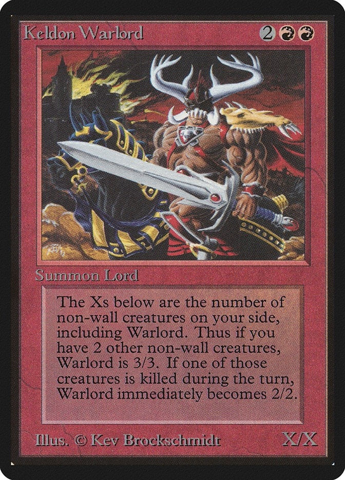 Keldon Warlord (Beta Edition)