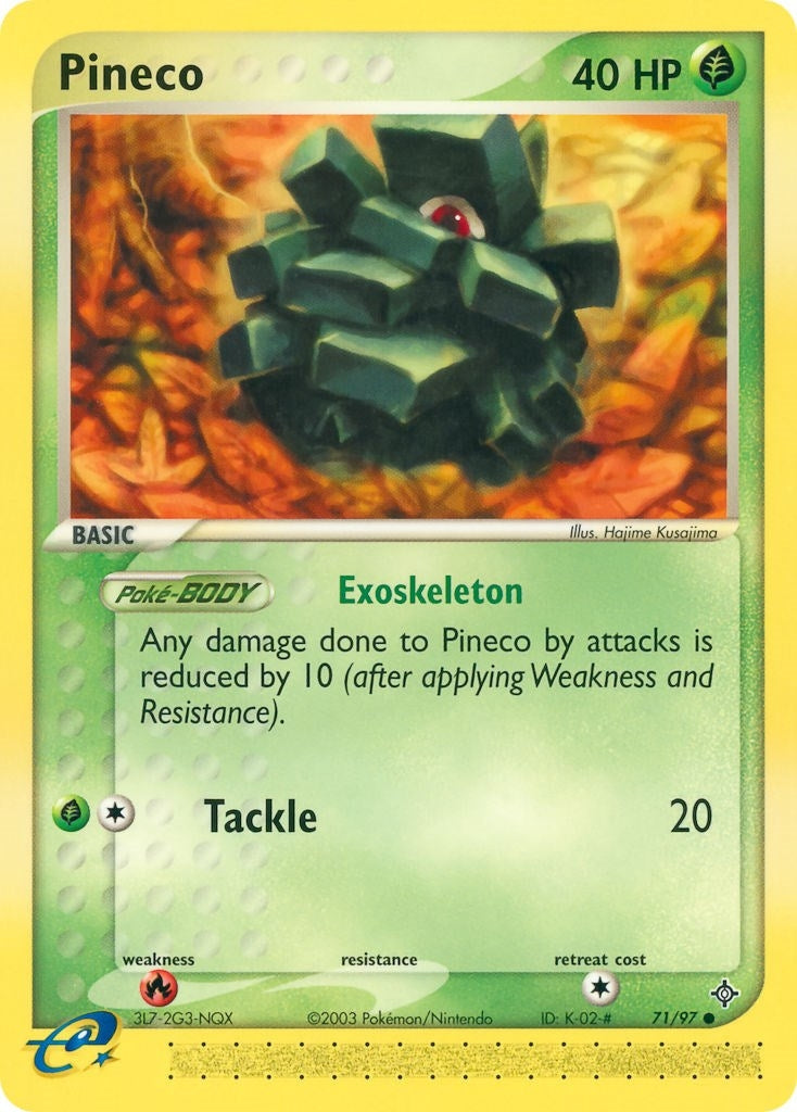 Image for Pineco (71/97) (Dragon) - Pokemon