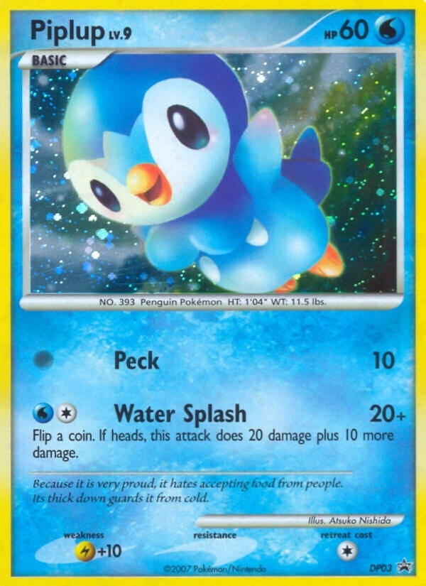Image for Piplup - DP03 (DP03) (Diamond and Pearl Promos) - Pokemon
