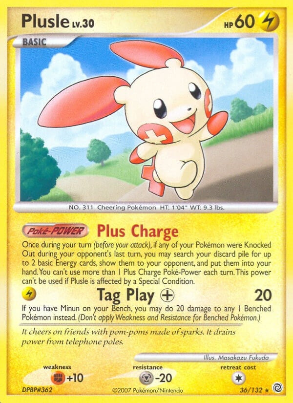 Image for Plusle (36/132) (Secret Wonders) - Pokemon
