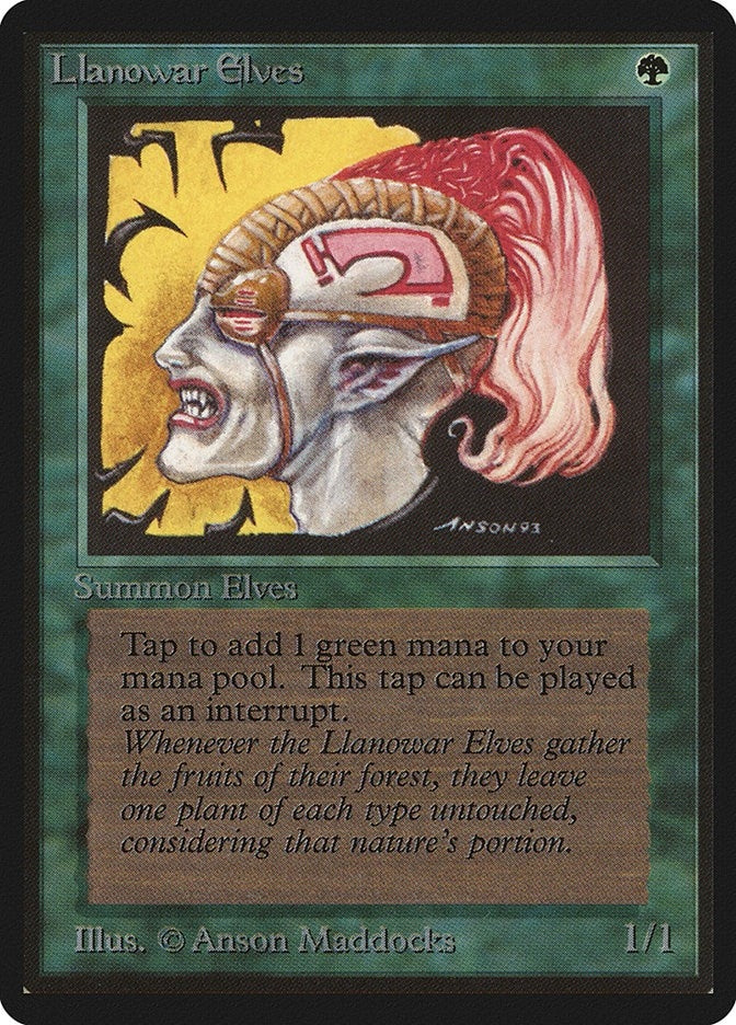 Llanowar Elves (Beta Edition)