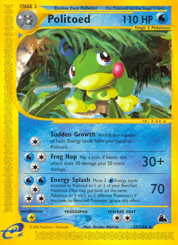 Image for Politoed (25) (025/144) (Skyridge) - Pokemon