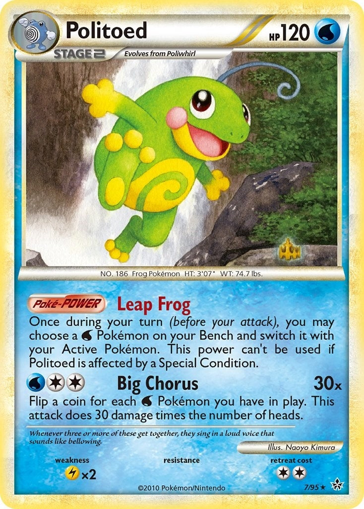 Image for Politoed (7/95) (Unleashed) - Pokemon