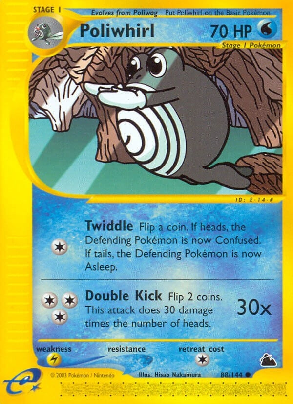 Image for Poliwhirl (088/144) (Skyridge) - Pokemon