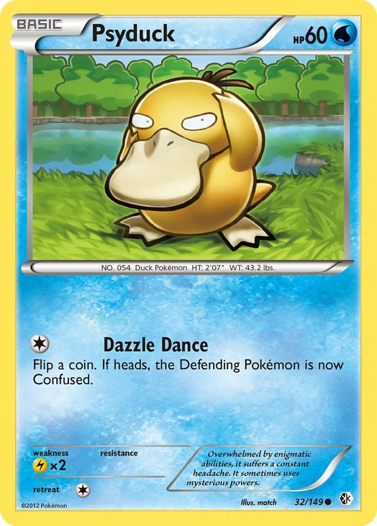 Image for Psyduck (32) (32/149) (Boundaries Crossed) - Pokemon