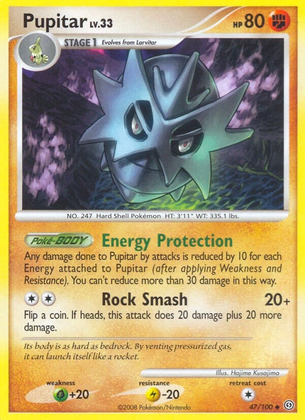 Image for Pupitar (47/100) (Stormfront) - Pokemon