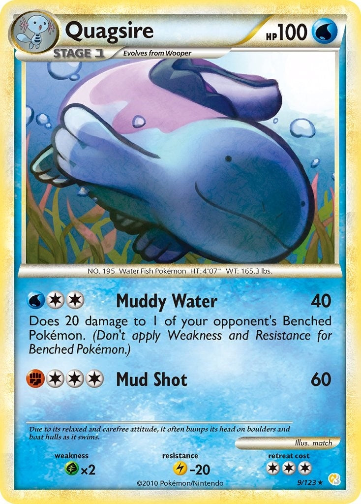 Image for Quagsire (9/123) (HeartGold SoulSilver) - Pokemon
