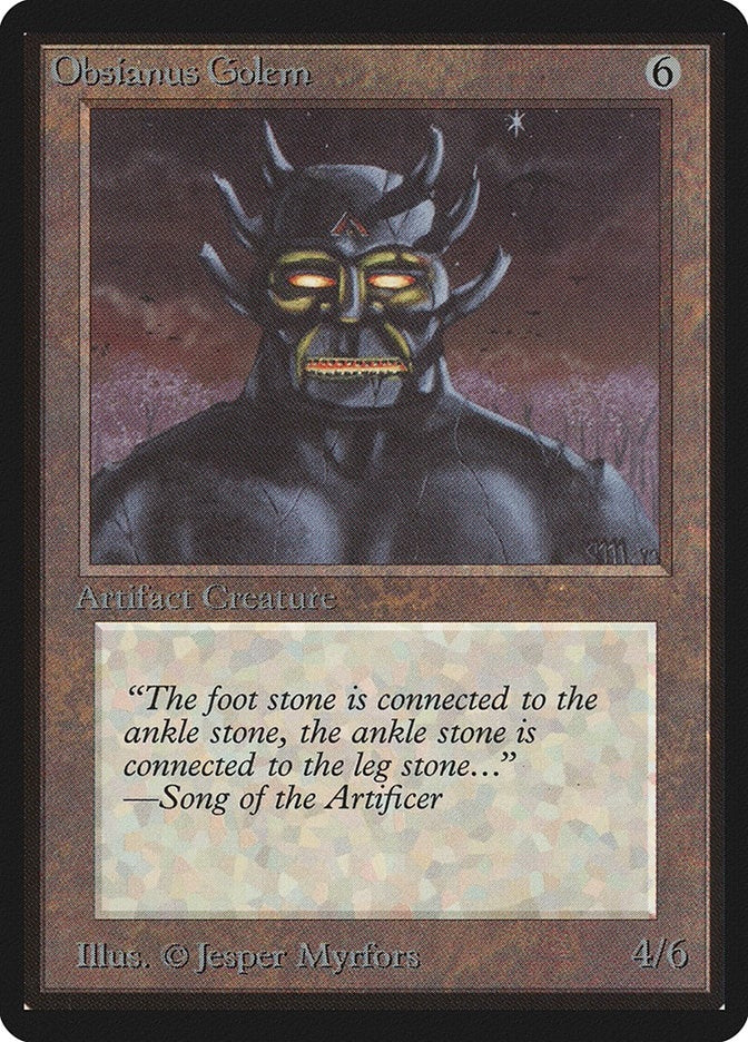 Obsianus Golem (Beta Edition)