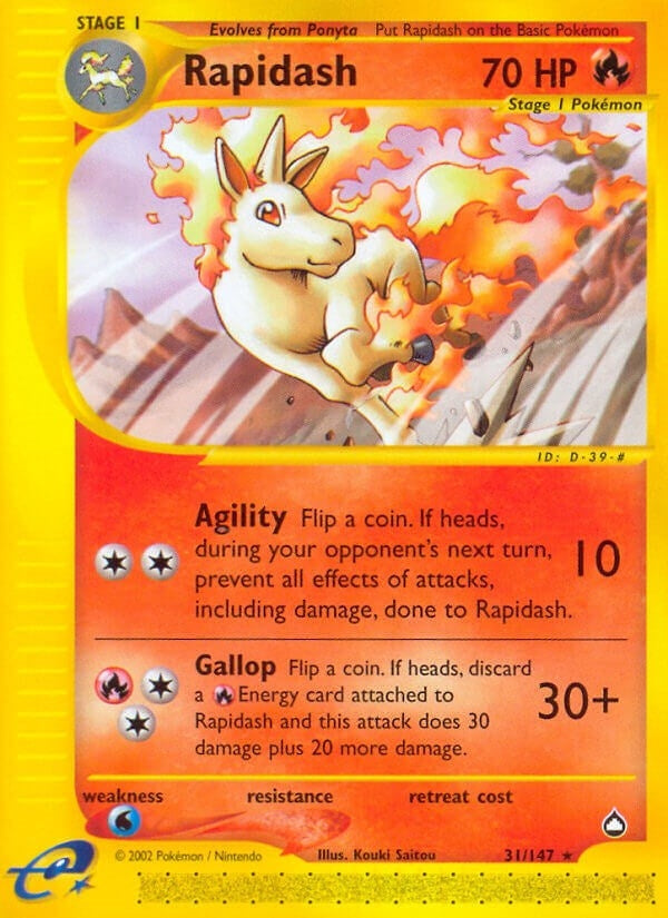 Image for Rapidash (031/147) (Aquapolis) - Pokemon