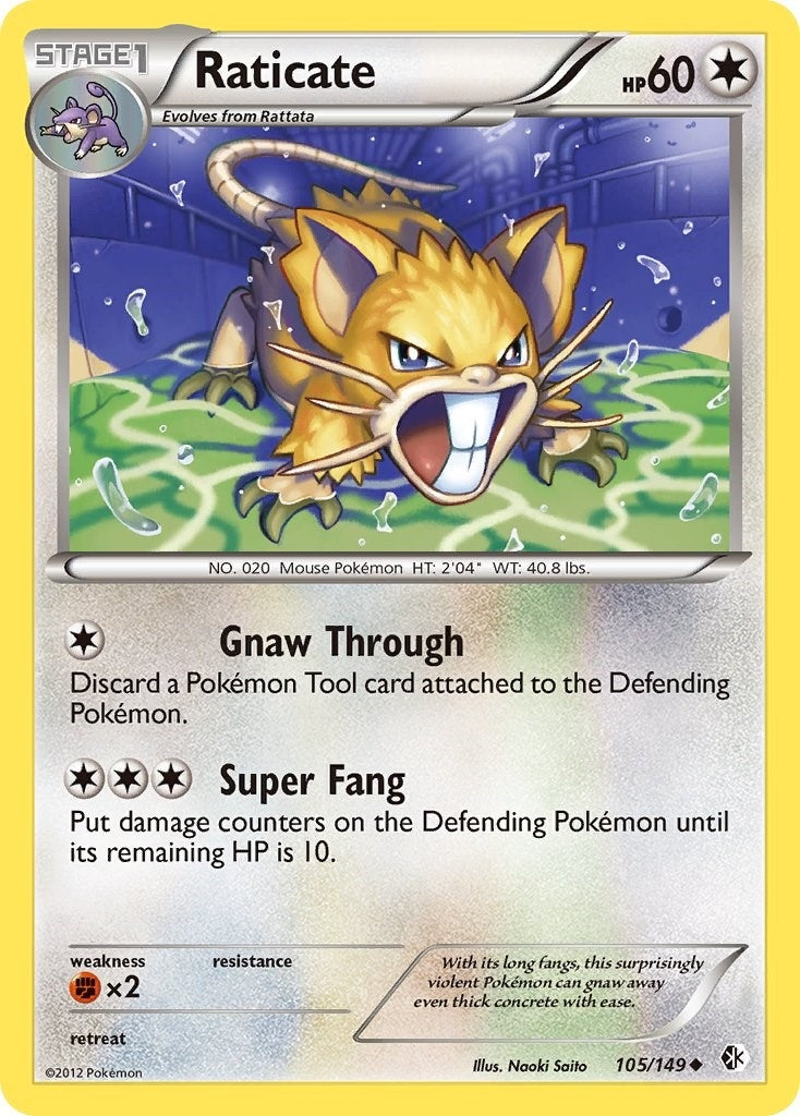 Image for Raticate (105/149) (Boundaries Crossed) - Pokemon
