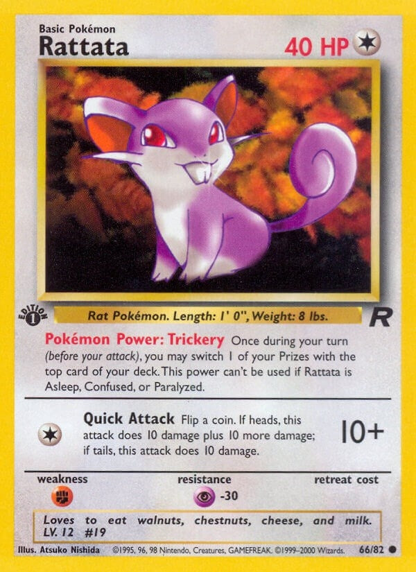 Image for Rattata (66/82) (Team Rocket) - Pokemon