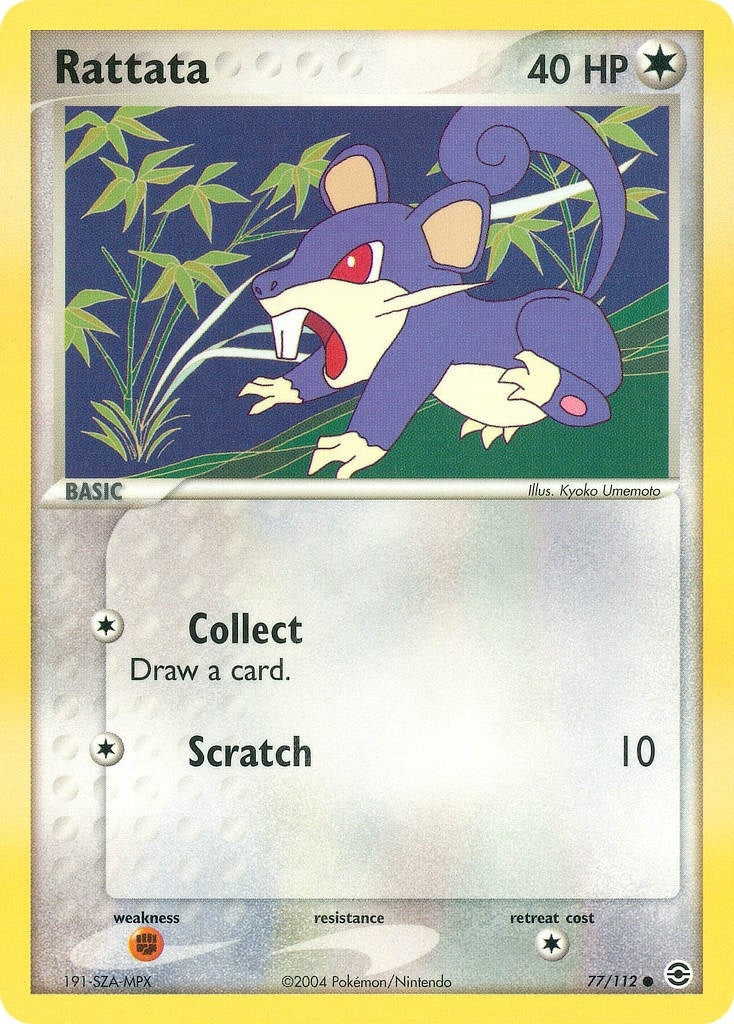 Image for Rattata (77/112) (FireRed & LeafGreen) - Pokemon