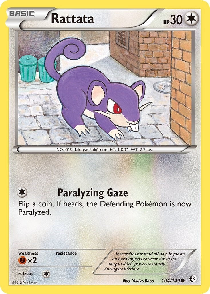 Image for Rattata (104/149) (Boundaries Crossed) - Pokemon