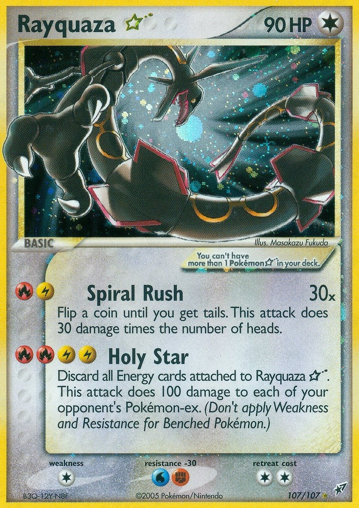 Image for Rayquaza Star (107/107) (Deoxys) - Pokemon