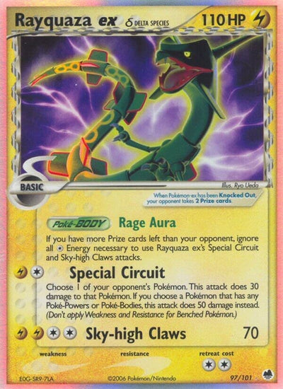 Rayquaza ex (Delta Species) (97/101) (Dragon Frontiers)
