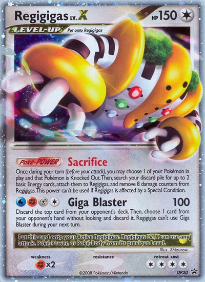 Regigigas LV.X - DP30 (DP30) (Diamond and Pearl Promos)