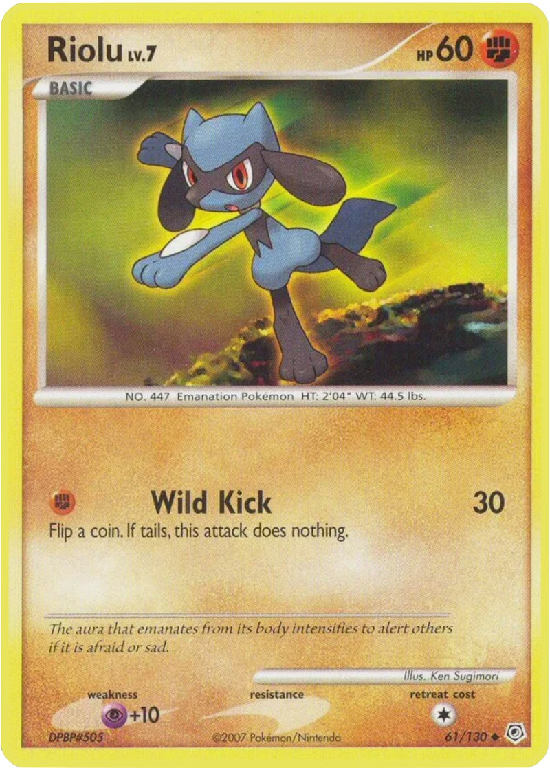 Image for Riolu (61/130) (Diamond and Pearl) - Pokemon