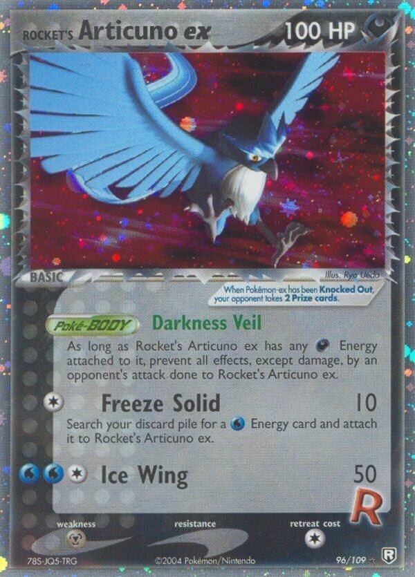 Image for Rocket's Articuno ex (96/109) (Team Rocket Returns) - Pokemon