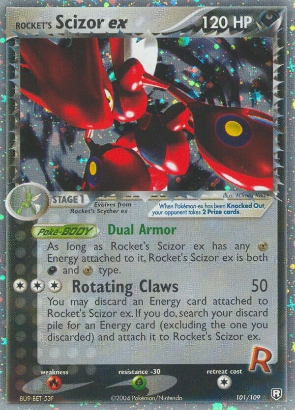 Image for Rocket's Scizor ex (101/109) (Team Rocket Returns) - Pokemon