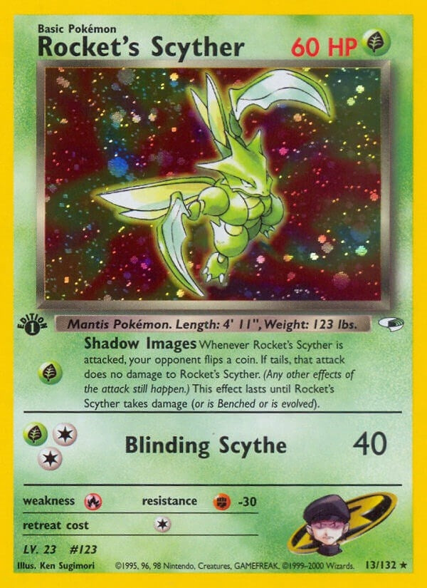 Image for Rocket's Scyther (013/132) (Gym Heroes) - Pokemon
