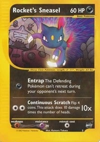 Image for Rocket's Sneasel - 5 (005/009) (Best of Promos) - Pokemon