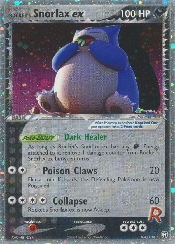 Image for Rocket's Snorlax ex (104/109) (Team Rocket Returns) - Pokemon