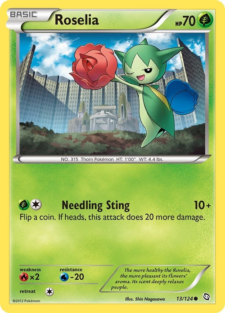 Image for Roselia (13) (13/124) (Dragons Exalted) - Pokemon