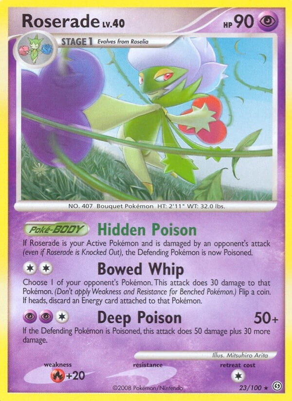 Image for Roserade (23/100) (Stormfront) - Pokemon