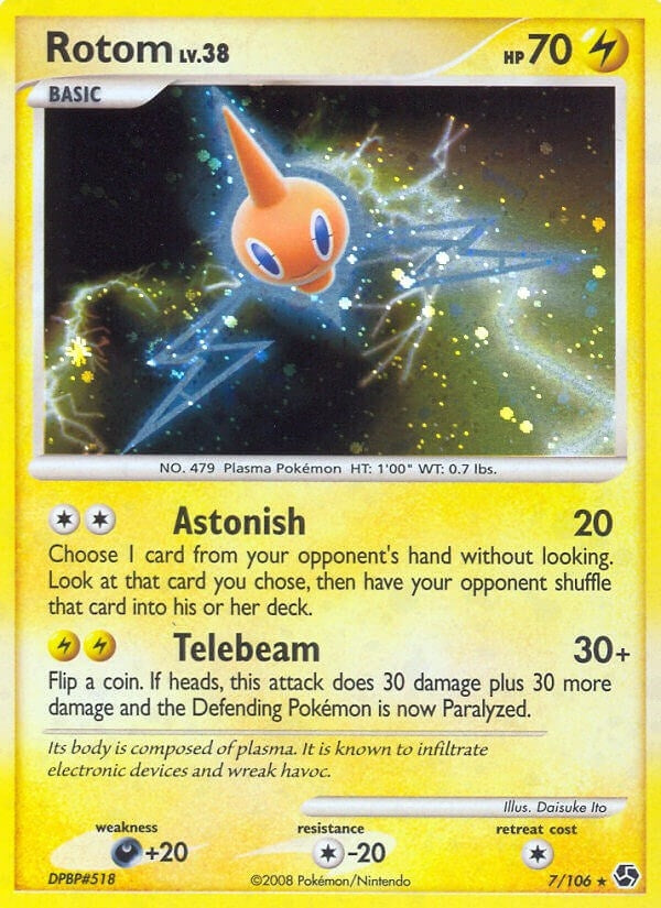 Image for Rotom (7/106) (Great Encounters) - Pokemon
