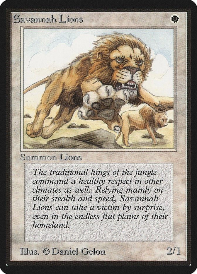 Savannah Lions (Beta Edition)