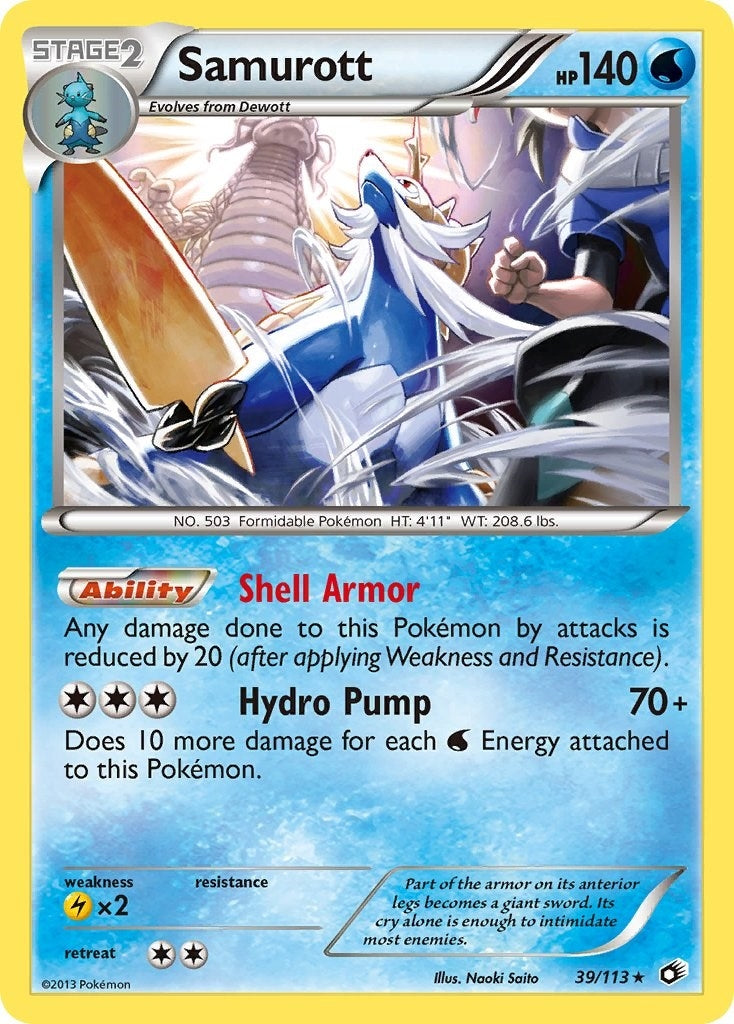 Image for Samurott (39/113) (Legendary Treasures) - Pokemon