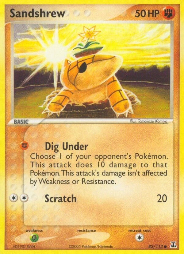 Image for Sandshrew (82/113) (Delta Species) - Pokemon