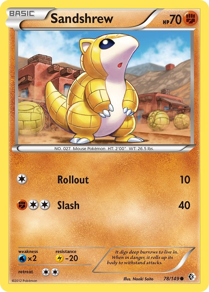 Image for Sandshrew (78/149) (Boundaries Crossed) - Pokemon