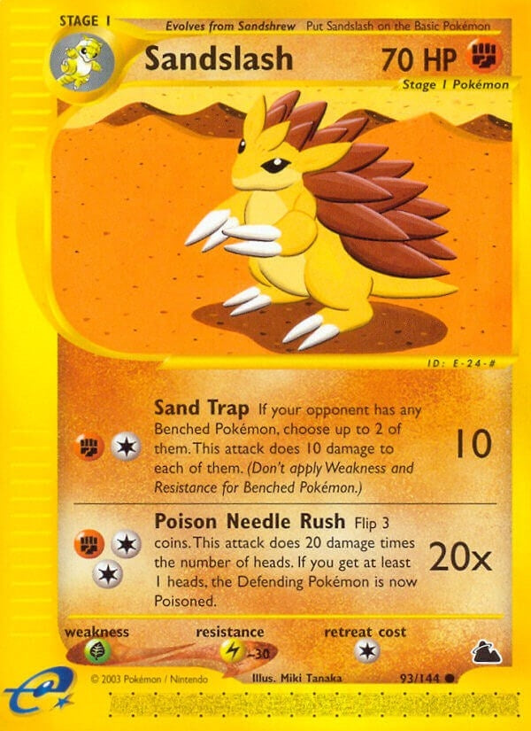 Image for Sandslash (093/144) (Skyridge) - Pokemon