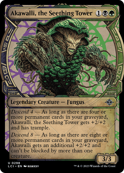 Akawalli, the Seething Tower (Showcase) (298) (The Lost Caverns of Ixalan)
