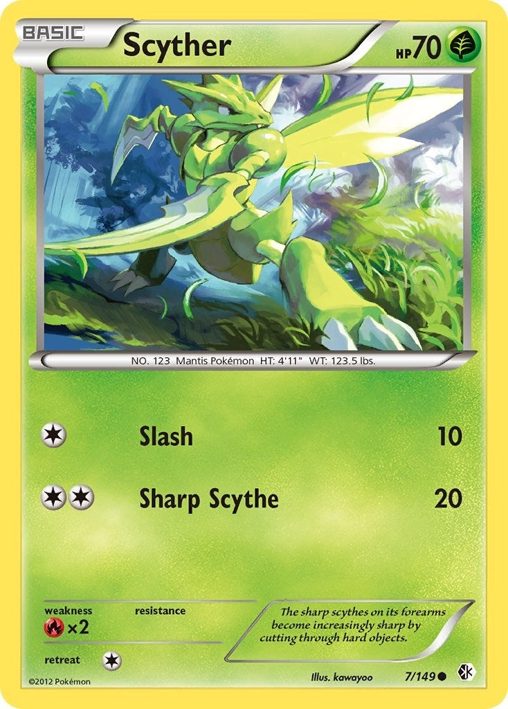 Image for Scyther (7/149) (Boundaries Crossed) - Pokemon