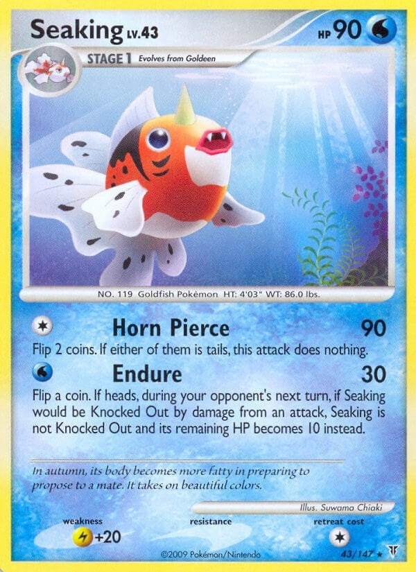 Image for Seaking (43) (Supreme Victors) - Pokemon