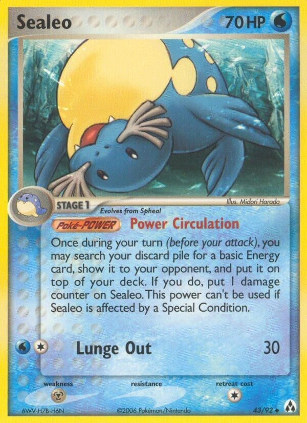 Image for Sealeo (43/92) (Legend Maker) - Pokemon