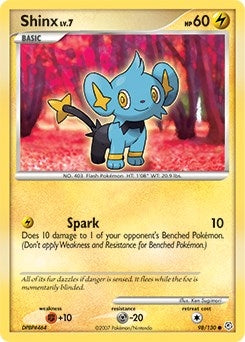 Image for Shinx (98/130) (Diamond and Pearl) - Pokemon