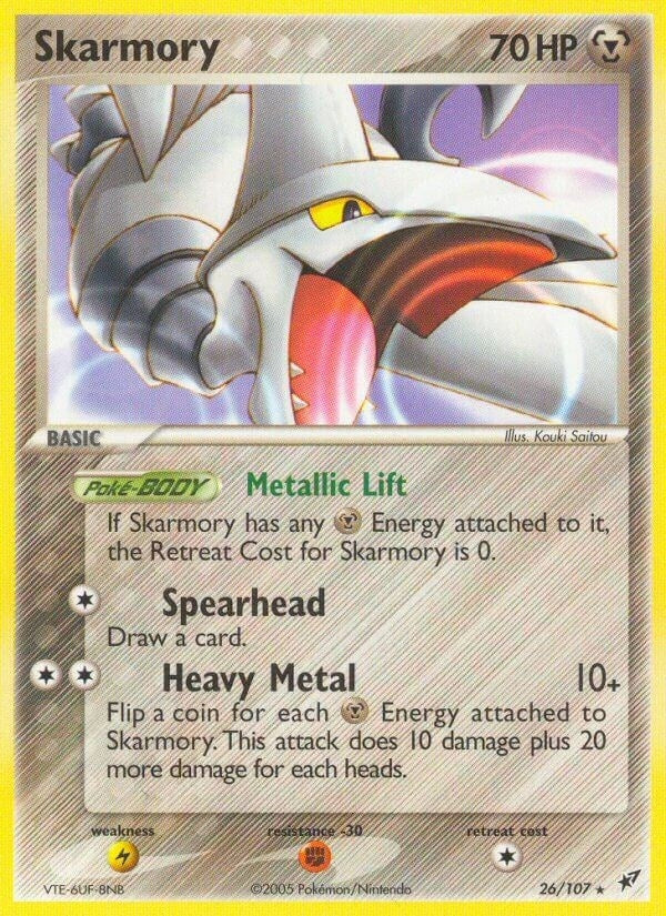 Image for Skarmory (26/107) (Deoxys) - Pokemon
